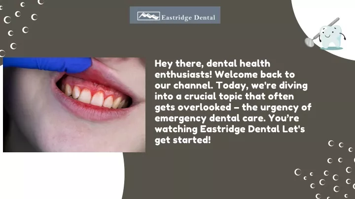 hey there dental health enthusiasts welcome back