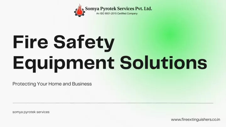 fire safety equipment solutions