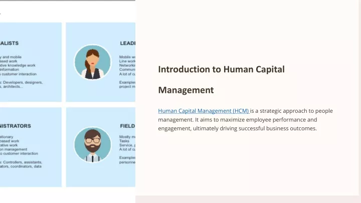introduction to human capital management