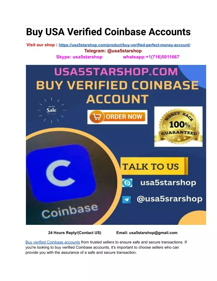 buy usa verified coinbase accounts