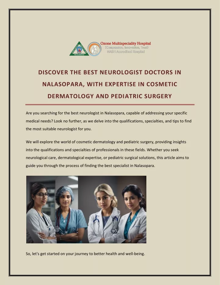 discover the best neurologist doctors in