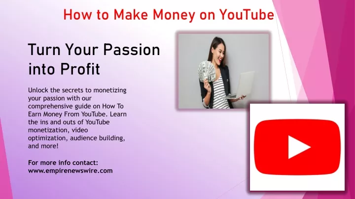 how to make money on youtube