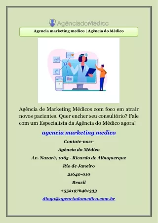 Agencia marketing medico | Agência do Médico
