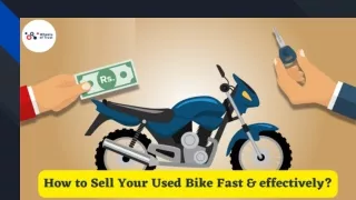How to Sell Your Used Bike Fast & effectively_