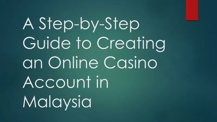 a step by step guide to creating an online casino