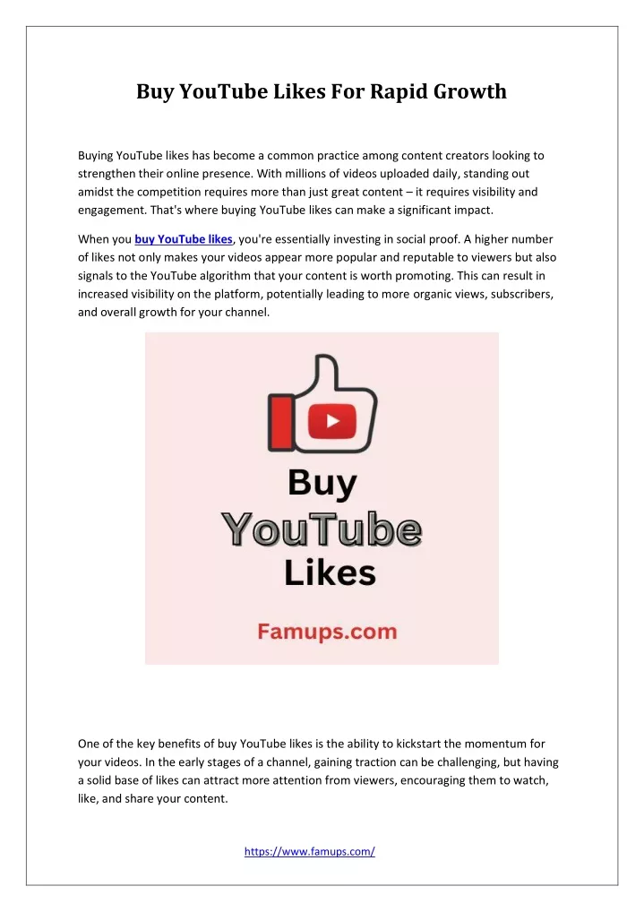 buy youtube likes for rapid growth