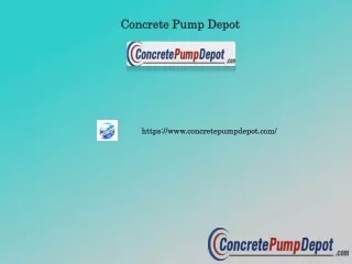 Schwing Concrete Boom Pumps for Sale, concretepumpdepot.com