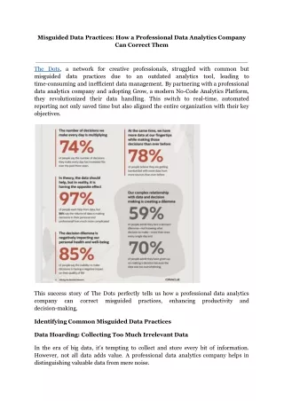 misguided data practices how a professional data
