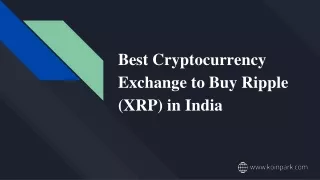 best cryptocurrency exchange to buy ripple xrp in india