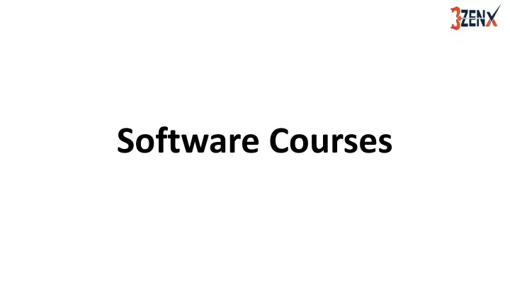 software courses