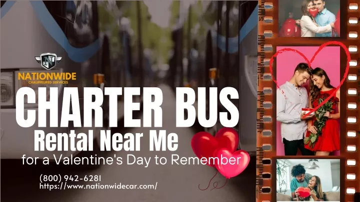 charter bus rental near me for a valentine