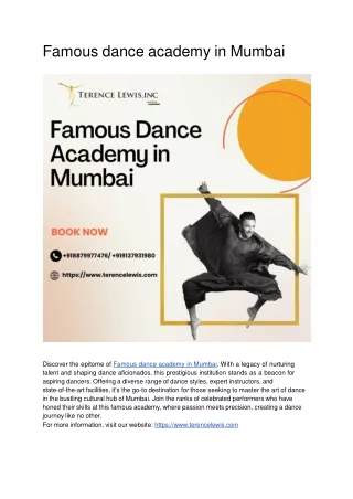 Dance Elegance Mumbai's Renowned Jazz Funk Dance Academy