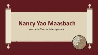 Nancy Yao Maasbach - A Results-Driven Specialist