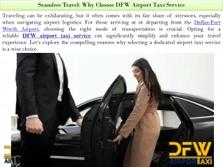 Choosing a DFW Airport cab service from DFW AirporTaxi