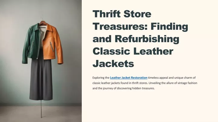 thrift store treasures finding and refurbishing