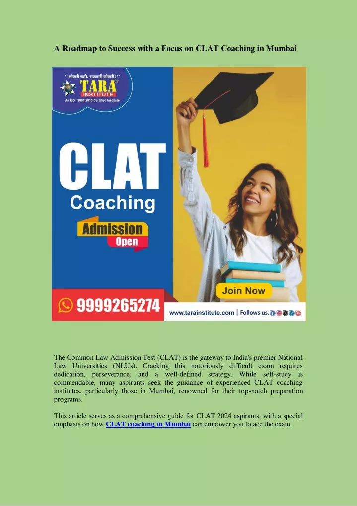 a roadmap to success with a focus on clat