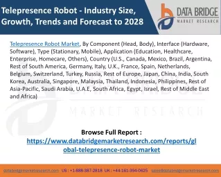 telepresence robot industry size growth trends