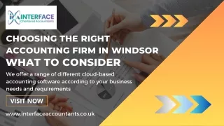 Choosing The Right Accounting Firm In Windsor What To Consider