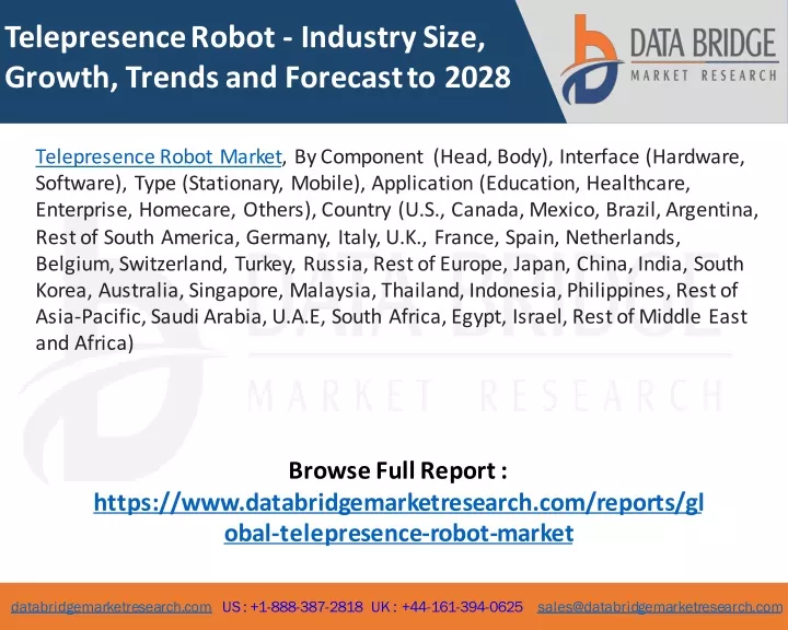 telepresence robot industry size growth trends
