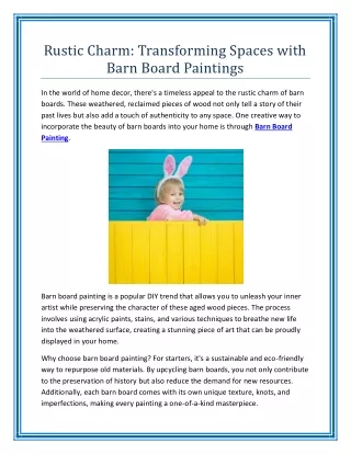 rustic charm transforming spaces with barn board