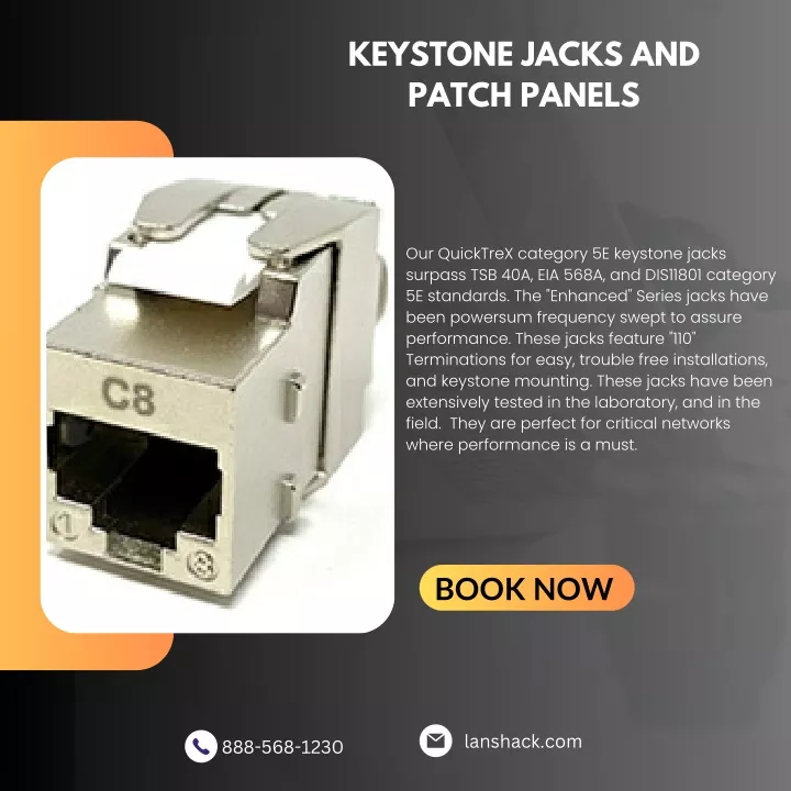 keystone jacks and patch panels