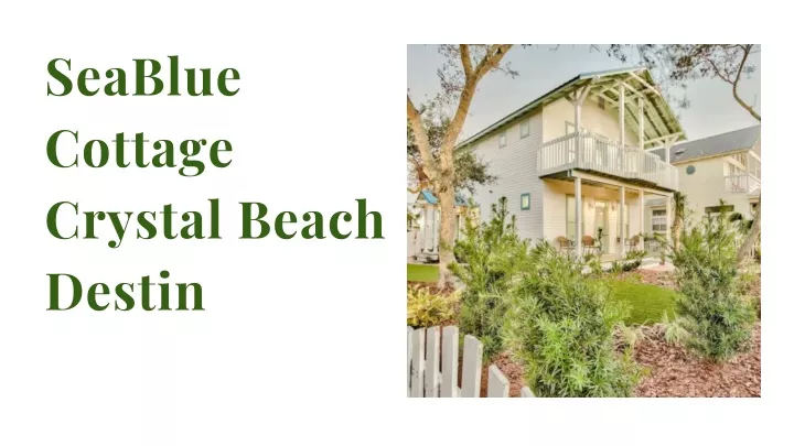 seablue cottage crystal beach destin