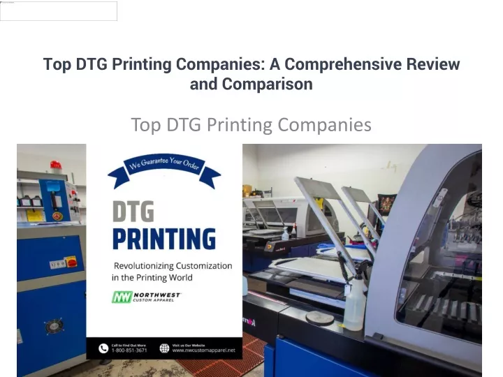 top dtg printing companies a comprehensive review and comparison