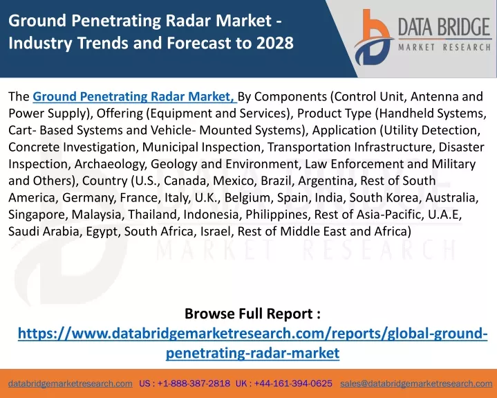 PPT - Ground Penetrating Radar Market PowerPoint Presentation, free ...