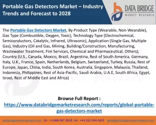 portable gas detectors market industry trends