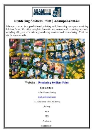 rendering soldiers point adampro com au