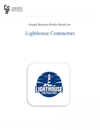 Lighthouse Contractors