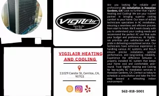 VigilAir Heating and Cooling