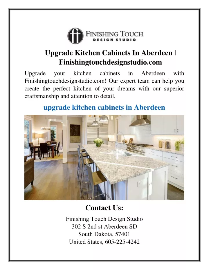 upgrade kitchen cabinets in aberdeen