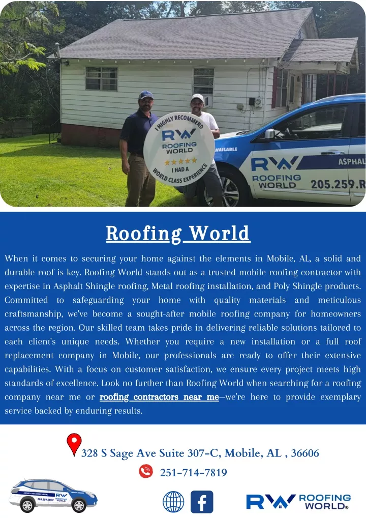 roofing world
