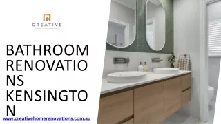 Bathroom Renovations Kensington-Creative Home Renovations
