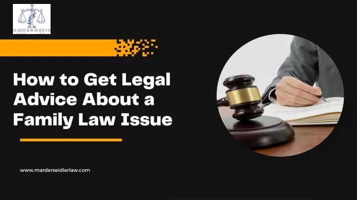 how to get legal advice about a family law issue