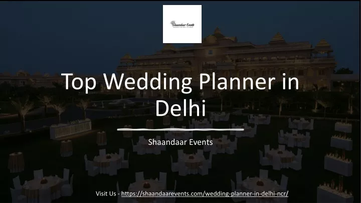 top wedding planner in delhi