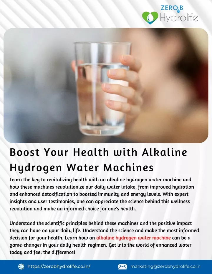 boost your health with alkaline hydrogen water