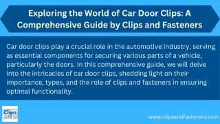 Car Door Clip