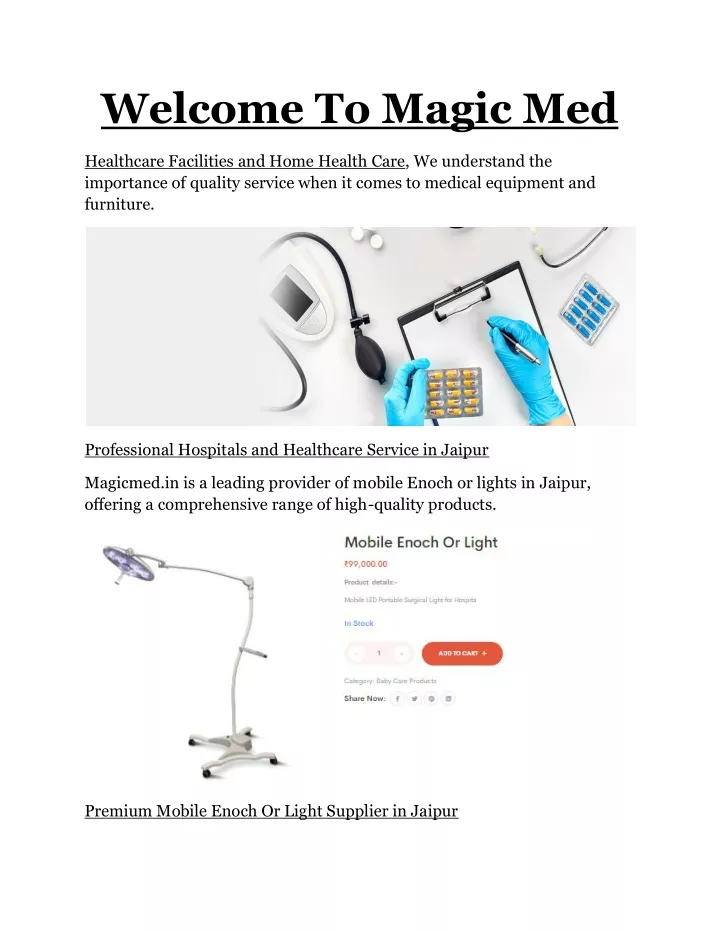 welcome to magic med