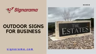 Best Outdoor Signs for Business in Houston, TX | Signarama