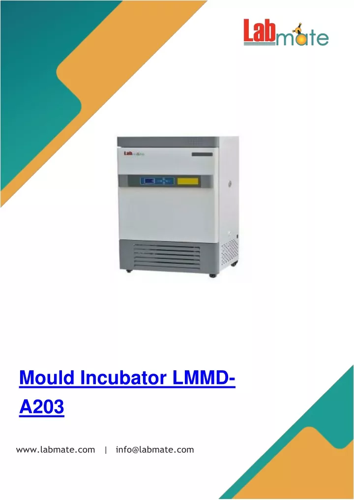 mould incubator lmmd a203