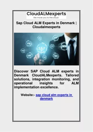 sap cloud alm experts in denmark cloudalmexperts