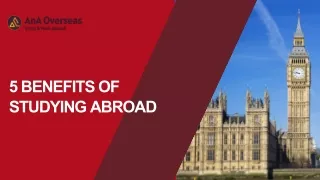 5 Benefits of Studying Abroad - AnA Overseas