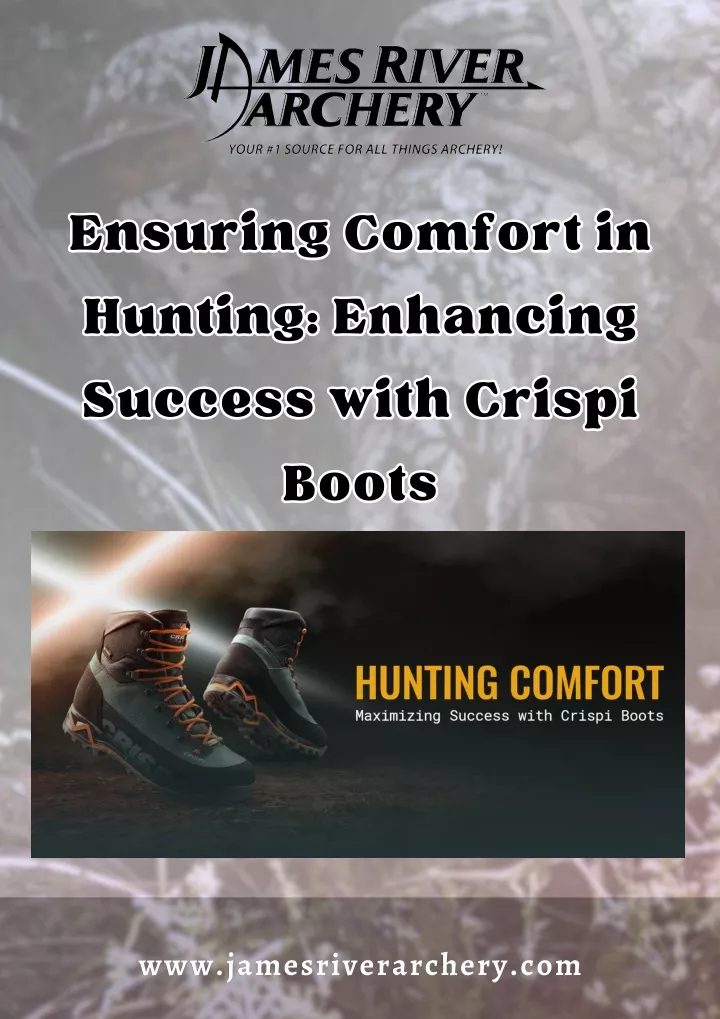 ensuring comfort in hunting enhancing success