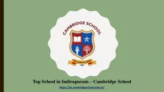 Top School in Indirapuram