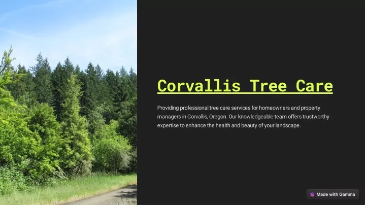 corvallis tree care