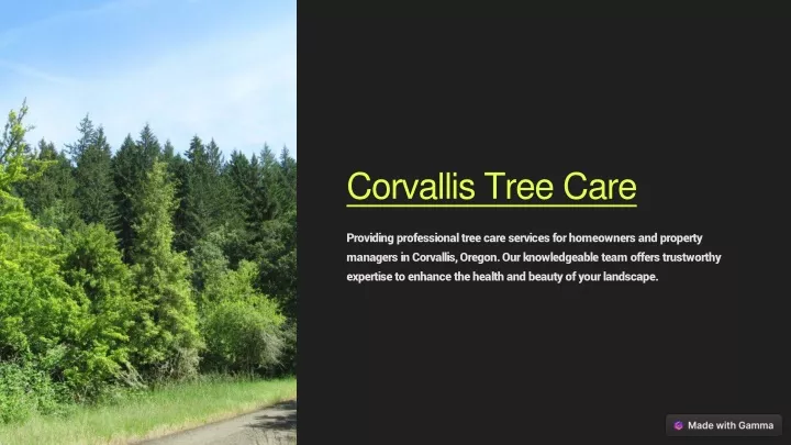 corvallis tree care