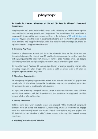 an insight by playtop advantages