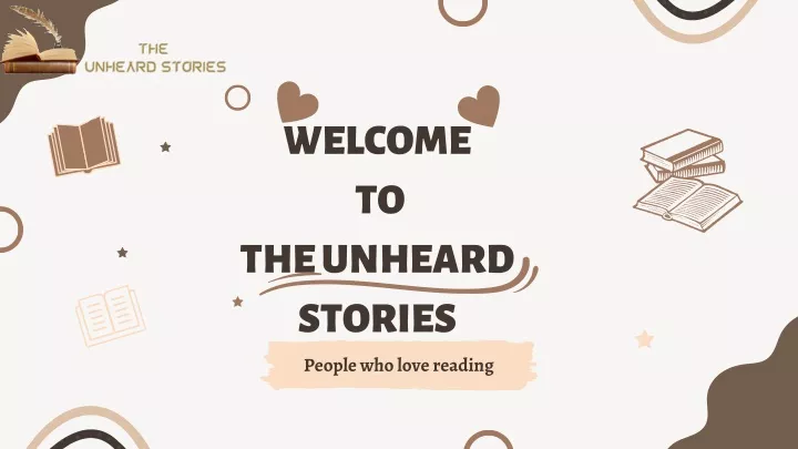 welcome to the unheard stories people who love